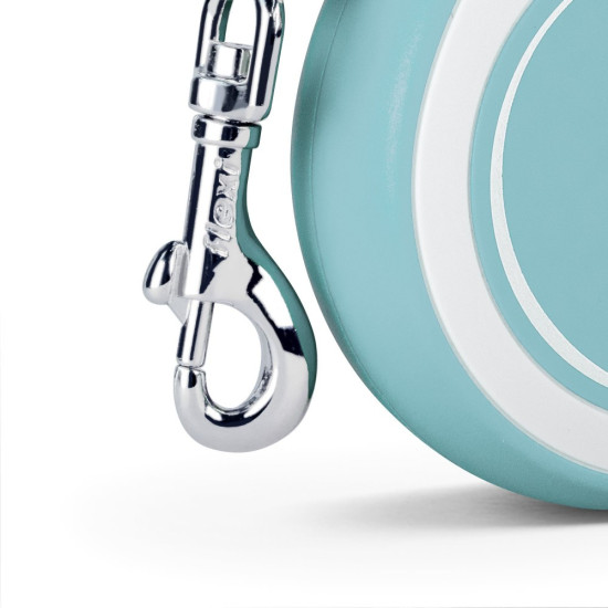 Повідець-рулетка Flexi для собак New Comfort стрічка блакитна розмір XS 3 м/ 12 кг