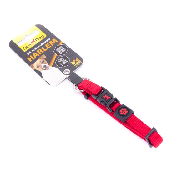 Нашийник GimDog для собак Harlem червоний неопрен 35-51 см/20 мм