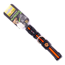 Нашийник GimDog для собак Alfresco подвійний помаранчевий неопрен 42-66 см/32 мм