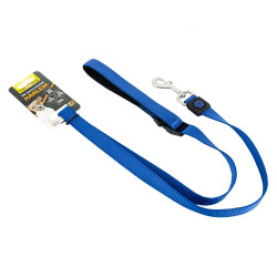 Повідець GimDog для собак Harlem блакитний неопрен 120 см/20 мм