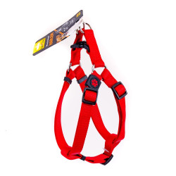 Шлея GimDog для собак Harlem X червона нейлон 45-63 см/15 мм