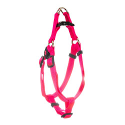 Шлея GimDog для собак Harlem X рожева нейлон 45-63 см/15 мм