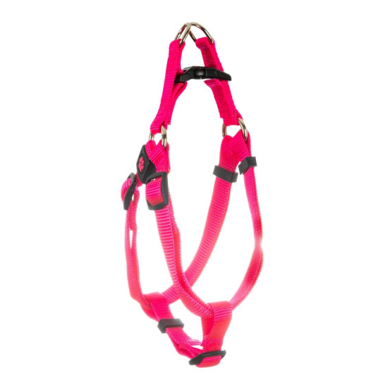 Шлея GimDog для собак Harlem X рожева нейлон 45-63 см/15 мм