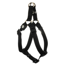 Шлея GimDog для собак Harlem X чорна нейлон 53-77 см/20 мм
