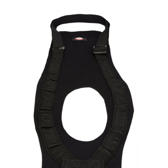 Пояс Trixie для собак підтримуючий неопреновий чорний M: 55–65 см