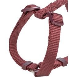 Шлея Trixie Premium H-harness для собак S–M 42–60 см 15 мм бордова