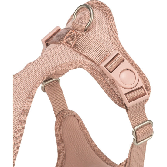 Шлея Trixie Comfort для собак м яка XXS–XS 28–40 см 15 мм світло-рожева
