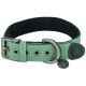 Нашийник Trixie CityStyle для собак екстраширокий бавовна M–L 40–47 см 30 мм світло-зелений