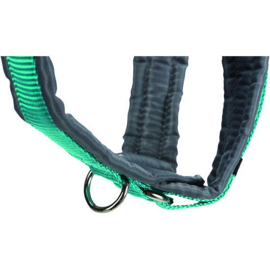 Шлея Trixie Premium для собак трекінгова L 70–85 см 25 мм аква-графіт