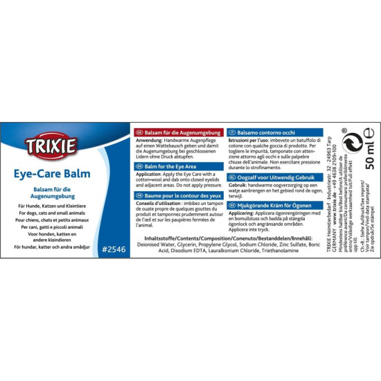 Засіб Trixie гігієнічний для очищення очей 50 мл