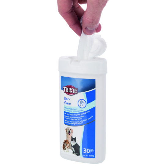 Серветки Trixie     для догляду за вухами   30шт