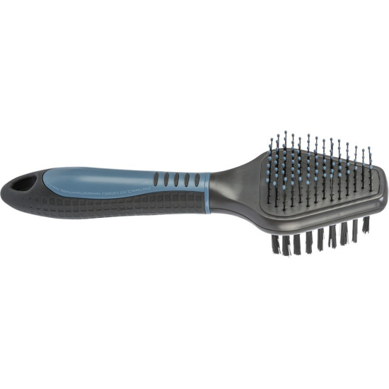 Щітка Trixie  для котів  двухстороння нейлонові і дротяні щетинки   6*19см