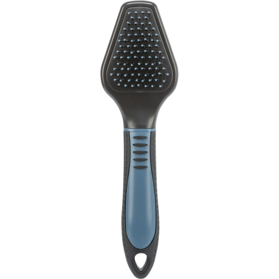 Щітка Trixie  для котів  двухстороння нейлонові і дротяні щетинки   6*19см