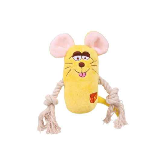 Іграшка Trixie для собак Тваринки з мотузкою та пискавкою плюш 13 см