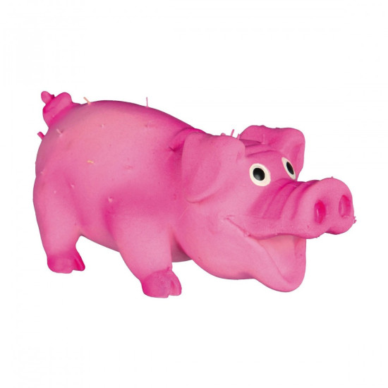 Іграшка Trixie для собак Порося з щетиною та пискавкою латекс 10 см