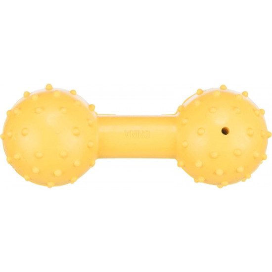 Іграшка Trixie Dog Toy Dumbbell для собак Гантель з дзвіночком гума 12 см