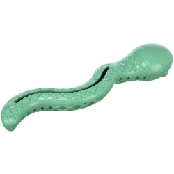 Іграшка Trixie для собак Змія для ласощів термопластична гума 27 см зелена