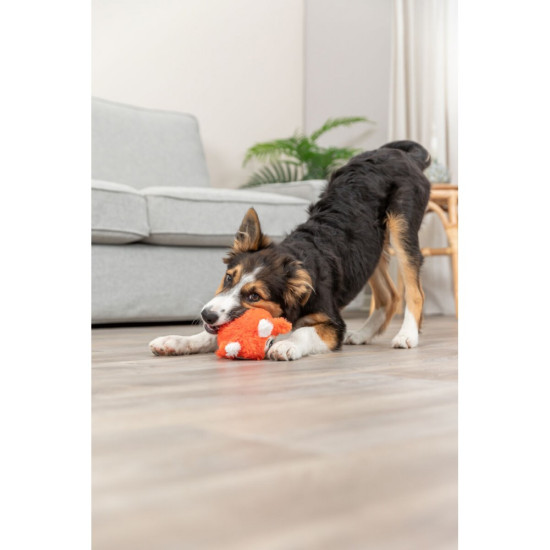 Іграшка Trixie для собак Лисиця з ефектом пам яті поліестер помаранчева 11см