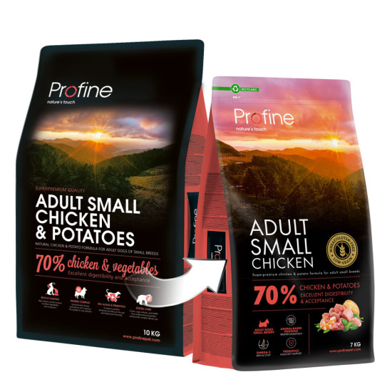 Корм сухий Profine Small Chicken and Potatoes д/собак малих порід курка і картопля 7 кг