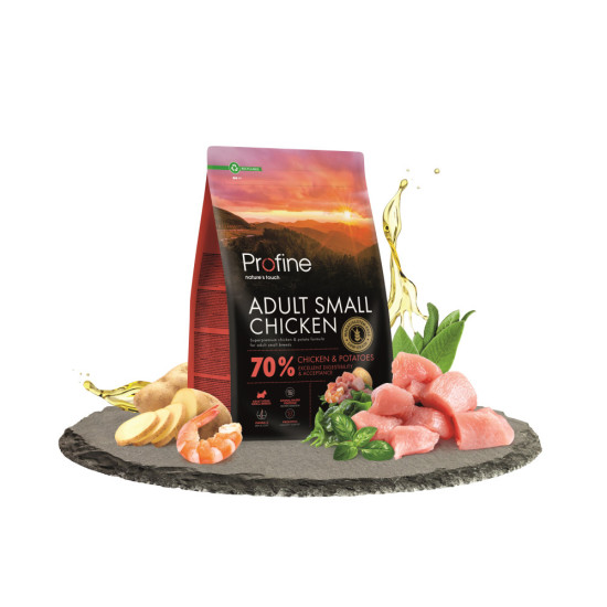 Корм сухий Profine Small Chicken and Potatoes д/собак малих порід курка і картопля 3 кг