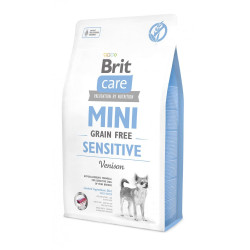 Корм сухий Brit Care Grain Free Mini Sensitive для собак мініатюрних порід з чутливим травленням з олениною 2 кг