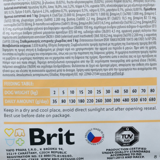 Корм сухий Brit Grain Free VetDiet Dog Hepatic для собак з хворобою печінки з яйцем горохом бататом та гречкою 12 кг
