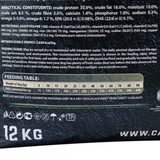 Корм сухий Carnilove Fresh Chicken and Rabbit for Adult dogs для дорослих собак усіх порід з куркою та кроликом 12 кг