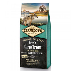 Корм сухий Carnilove Fresh Carp and Trout for Adult dogs для дорослих собак усіх порід з коропом та фореллю 12 кг