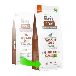 Корм сухий Brit Care Dog Hypoallergenic Weight Loss для собак із зайвою вагою гіпоалергенний з кроликом 1 кг