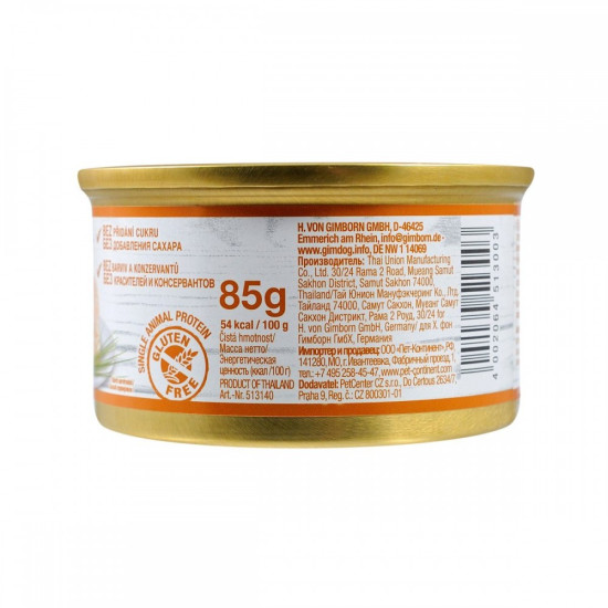 Корм вологий GimDog Pure Delight для собак мініатюрних порід з куркою 85 г