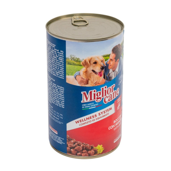 Корм вологий Migliorcane для собак з яловичиною 1,250 кг