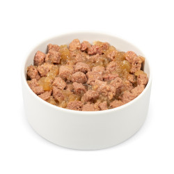 Вологий корм для собак Pet Chef шматочки в желе з яловичиною 800 г