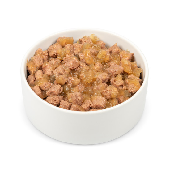 Вологий корм для собак Pet Chef шматочки в желе з куркою 415 г