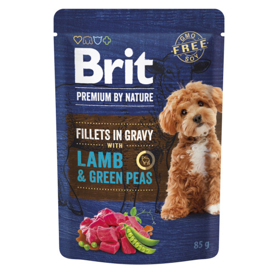 Корм вологий Brit Premium Fillets in Gravy Multipack д/собак малих порід філе в соусі Мультипак 12 шт х 85 г