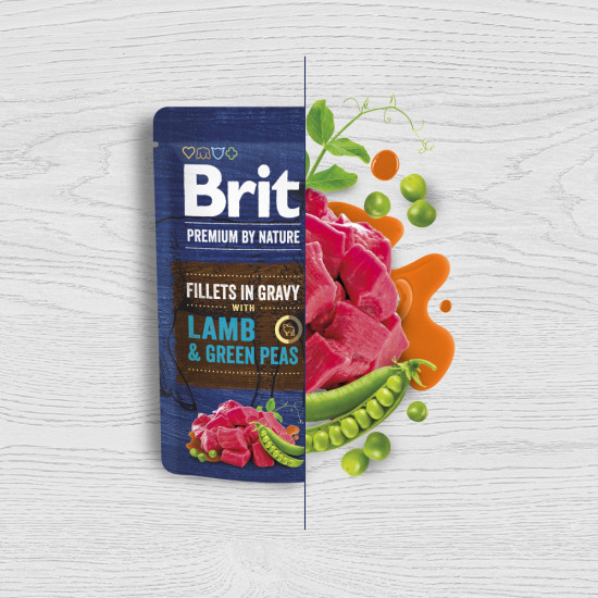 Корм вологий Brit Premium Fillets in Gravy Multipack д/собак малих порід філе в соусі Мультипак 12 шт х 85 г