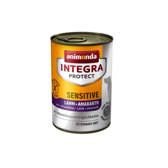 Корм ветеринарний вологий Integra Protect Sensitiv Lamb + Amaranth для собак при харчовій непереносимості ягня + пастернак 4