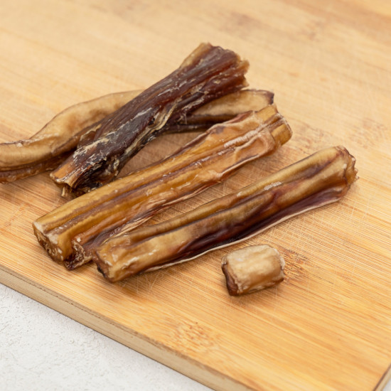 Натуральні сушені ласощі для собак Пеніс яловичий сушений 100 г