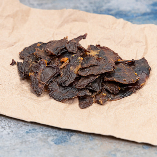 Натуральні сушені ласощі для собак Нирки яловичі сушені 100 г