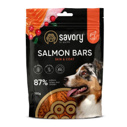 Джерки Savory Bars With Salmon батончики для собак з лососем 100 г
