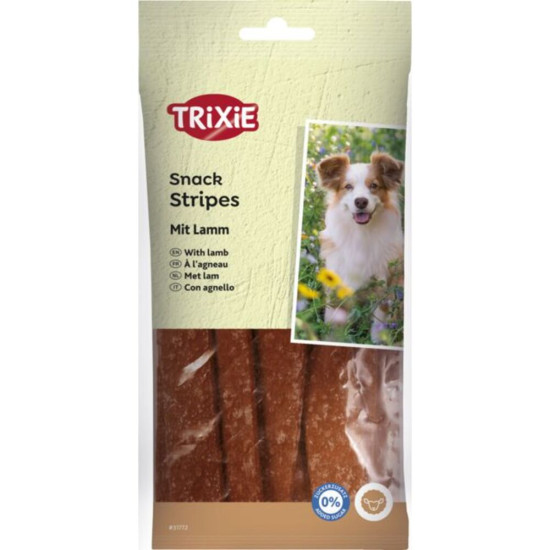 Ласощі Trixie Stripes with Lamb для собак полоски з ягням 100 г 10 шт