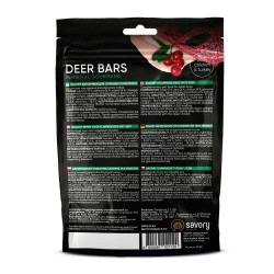 Джерки Savory Bars With Venison батончики для собак з олениною 100 г