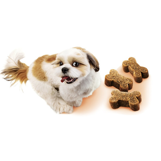 Ласощі Brit Care Mini Treats Think для собак малих порід для розумових здібностей індичка смак арахісове масло 50 г