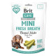Ласощі Brit Care Mini Treats Fresh Breath для собак малих порід для зубів і свіжості подиху 7 шт/120 г