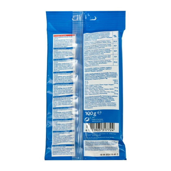 Ласощі Trixie Stripes with Lamb для собак полоски з ягням 100 г 10 шт