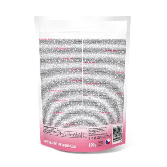 Ласощі Brit Care Functional Snack Endurance для собак з підвищеною активністю з ягням та бананом 150 г