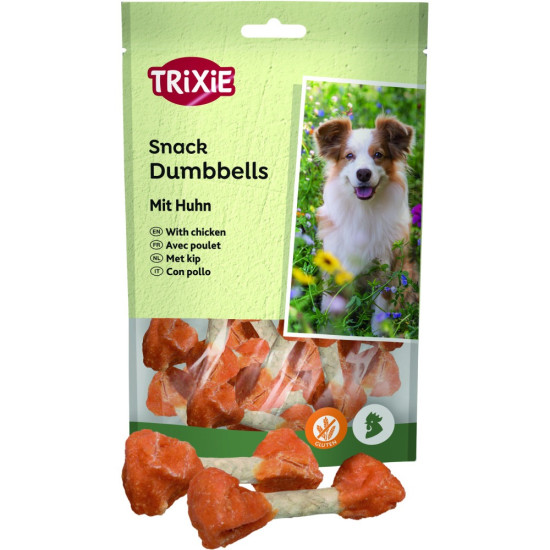 Ласощі Trixie Dumbbells with Chicken для собак кісточки з куркою 100 г