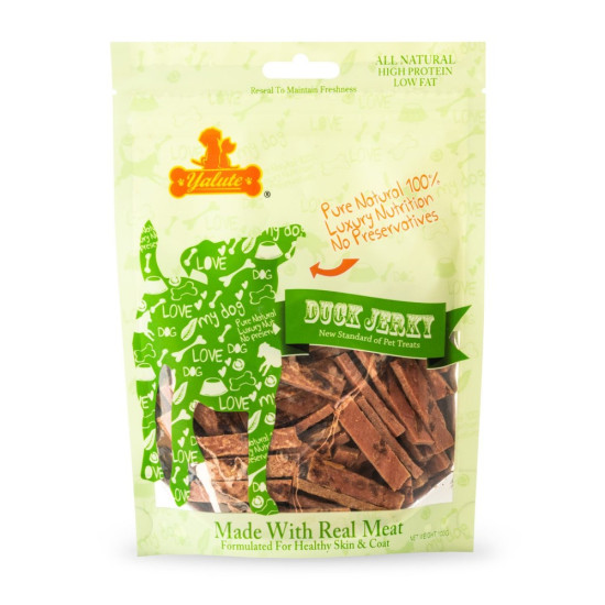 Ласощі Yalute для собак Baked duck strip запечені качині полоски 100 г