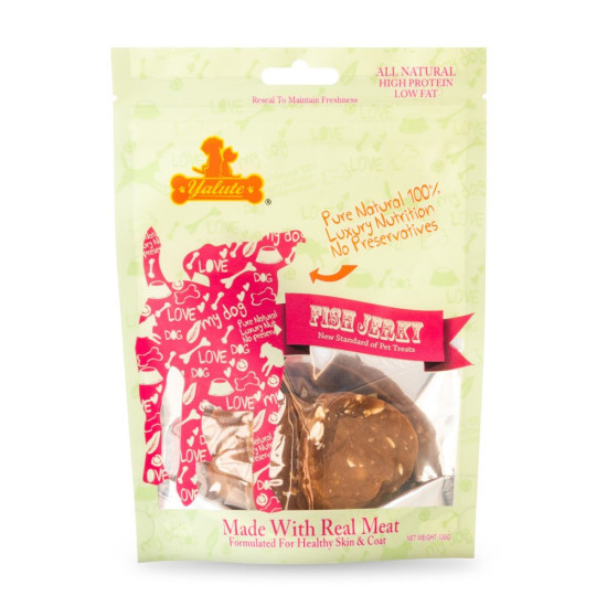 Ласощі Yalute для собак Salmon and Oats in Heart Shape лосось і овес 100 г