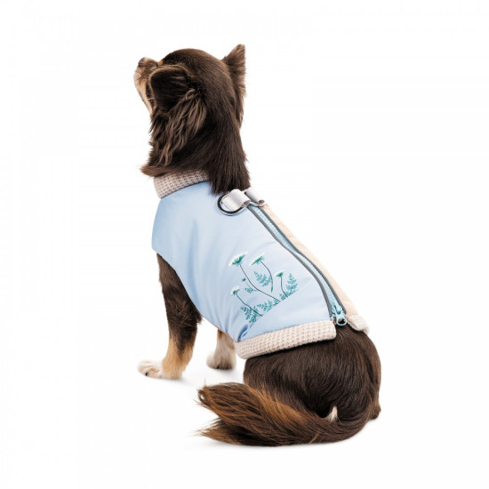 Жилет Pet Fashion Kris блакитний капучіно XS