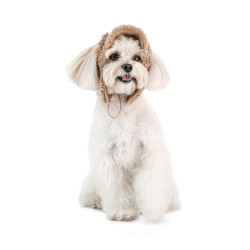Шапка Valley Pet Fashion для собак, розмір L бежева